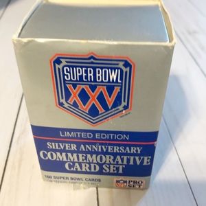 Super Bowl XXV Limited Edition Silver Anniversary
